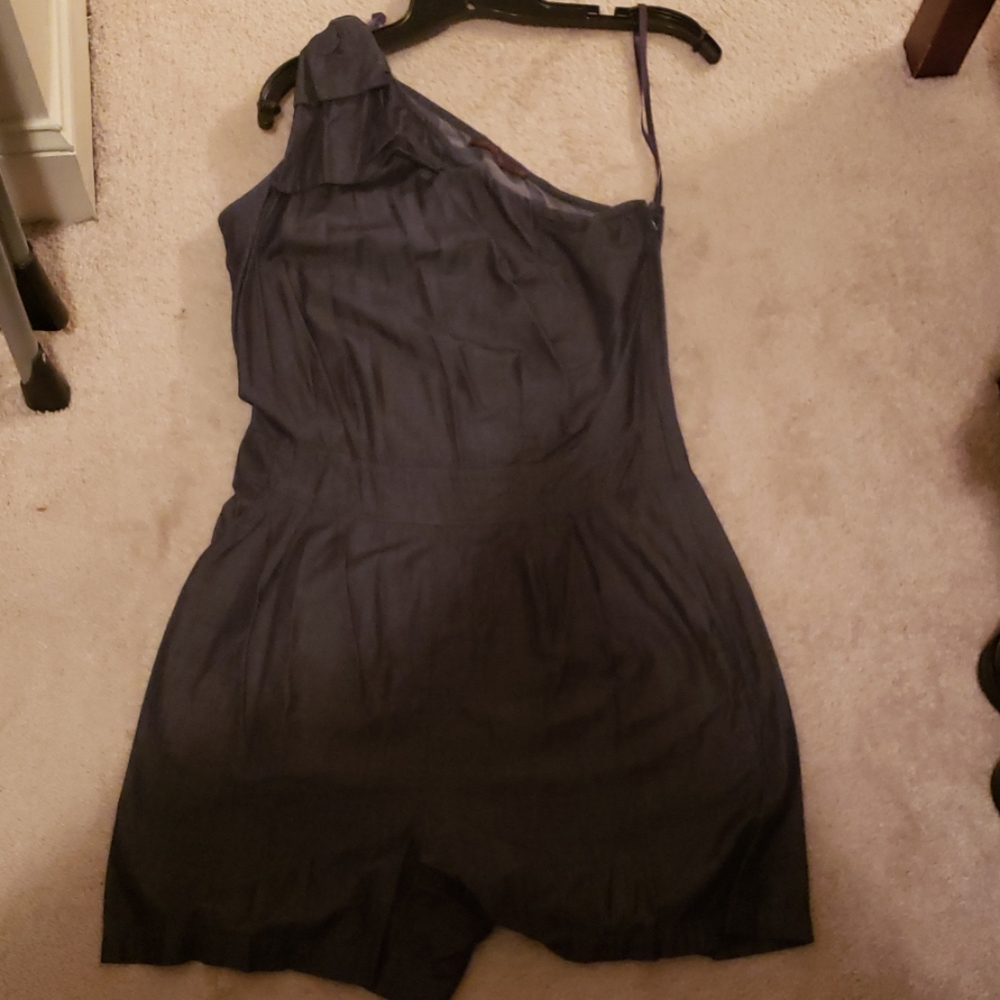 Denim romper